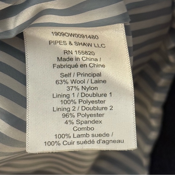 Veronica Beard Blue Navy Plaid Hudson Dickey jacket Blazer elbow pads size 4 - Picture 6 of 6